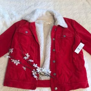 PacSun Corduroy Sherpa Jacket 🌹 (NEVER WORN)